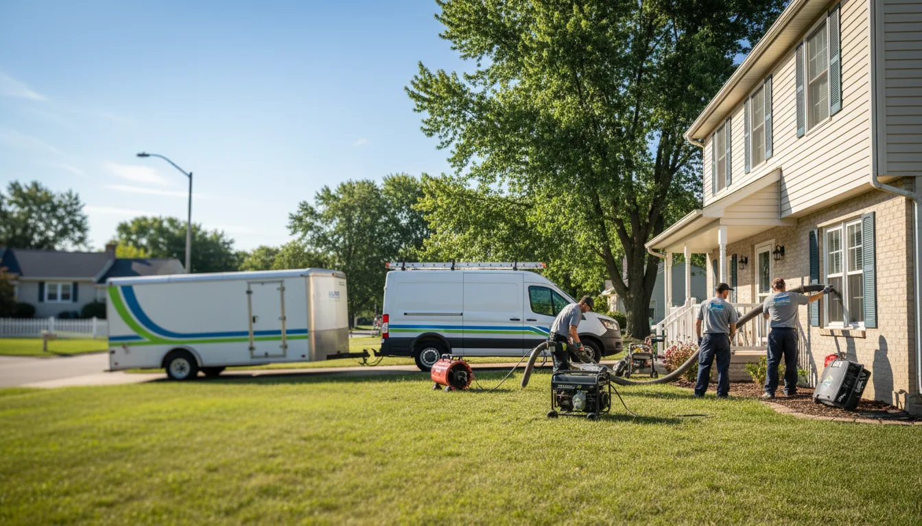 Flooded Basement Restoration And Cleanup With Repair in Bark River, MI near me